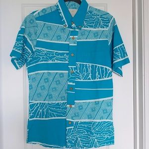 Sig Zane Button Up Teal Limited Japan Mens XS